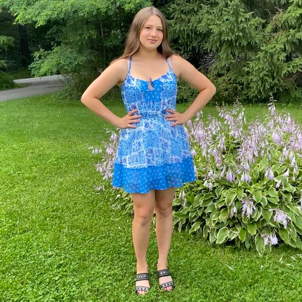 Hollister California size small patterned dress